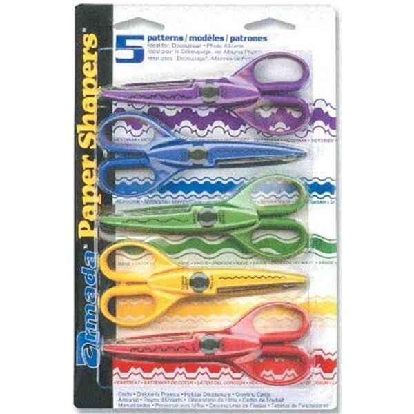 Armada Art Armada Art 7005c 5 Pack Paper Shapers - Victorian Inchworm Wave Pinking Heartbeat - Pack of 3 7005c - main